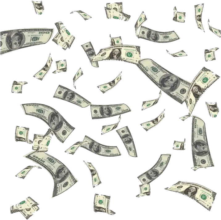  Falling Money Png Raining Dollar Bills Png