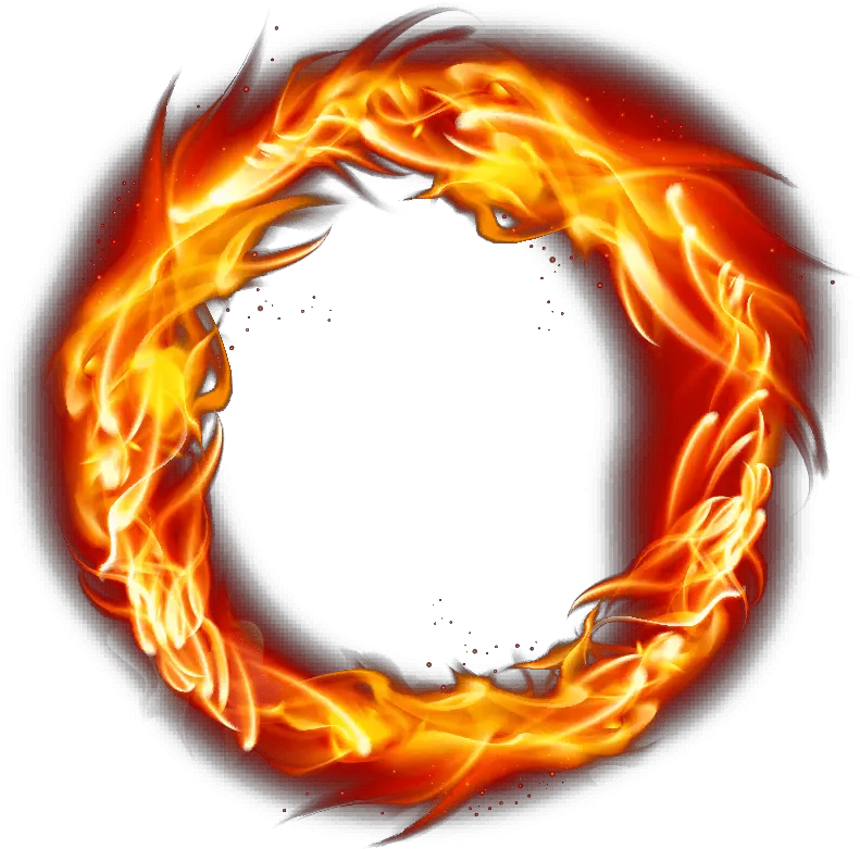  Fire Flame Circle Png Image Free Download Searchpng Transparent Fire Ring Png