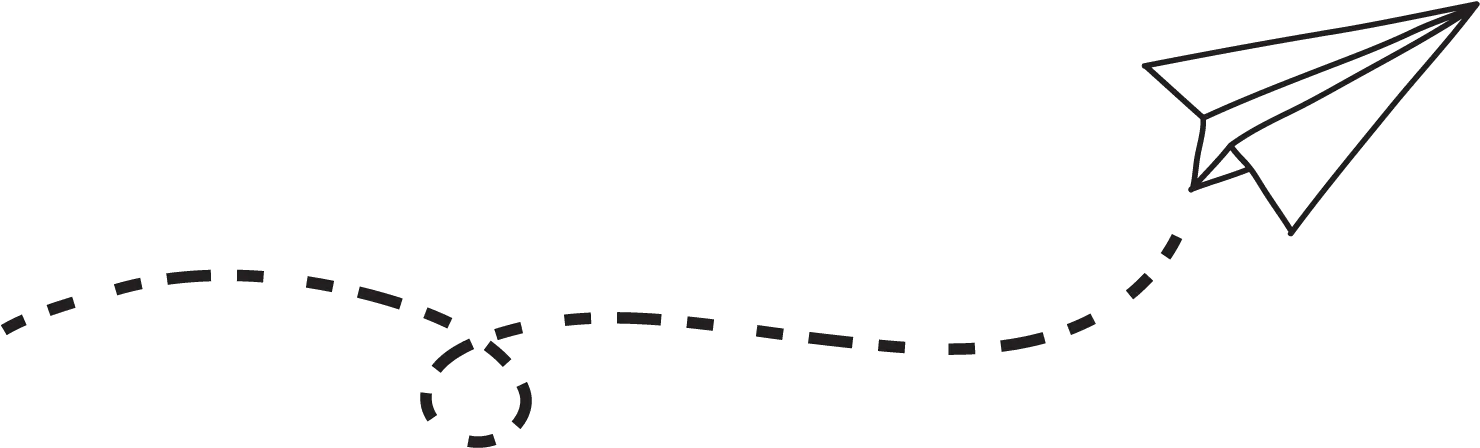  Dotted Line Png- Paper Airplane Dotted Lines