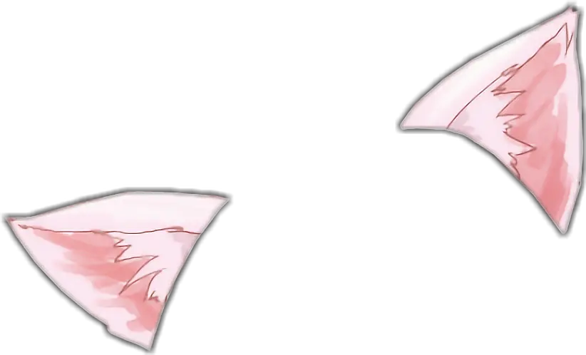  Pink Cat Ears Transparent