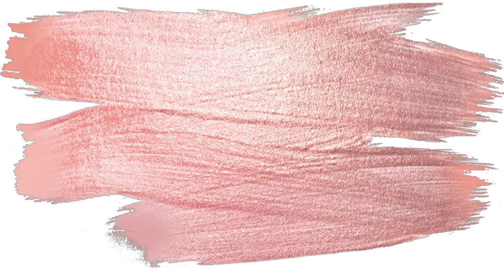  pinkbrush rosegold glitter pink brush watercolor Rose Gold Brush Stroke Png