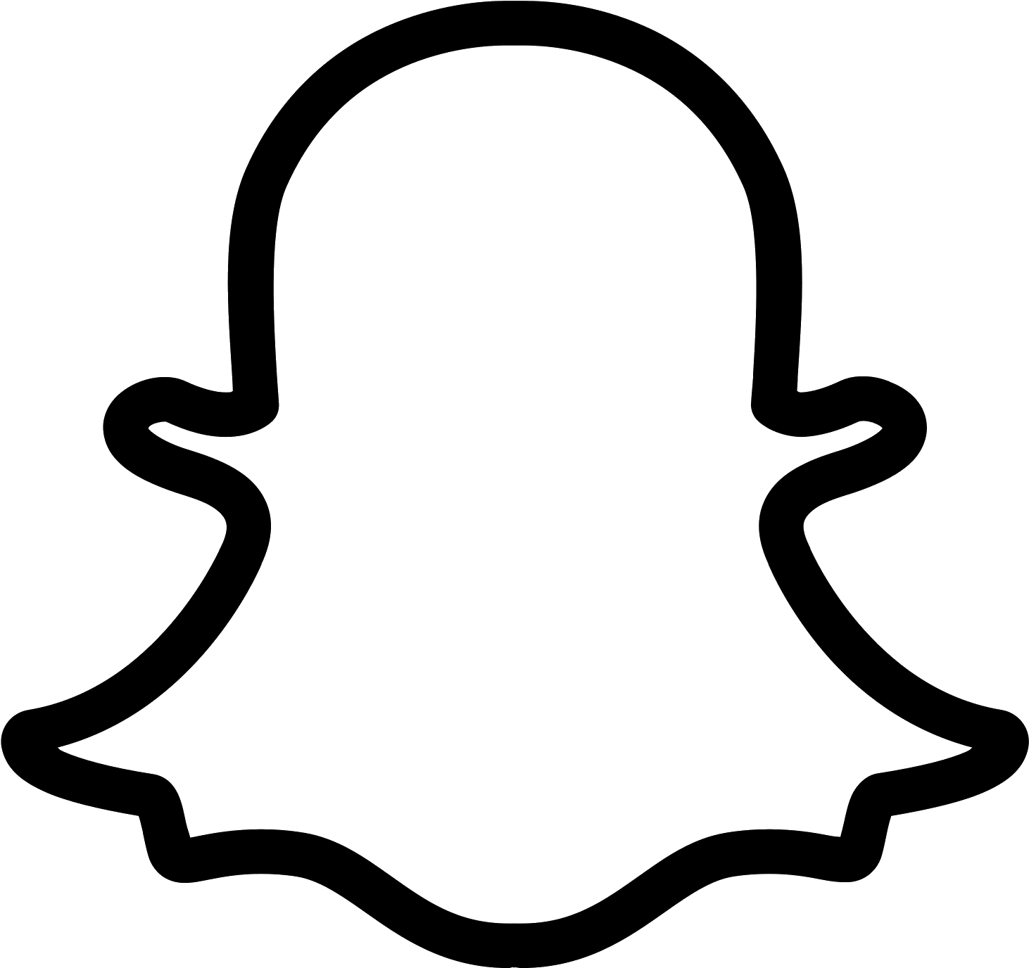  Snapchat Logo Png White Snapchat Logo Transparent