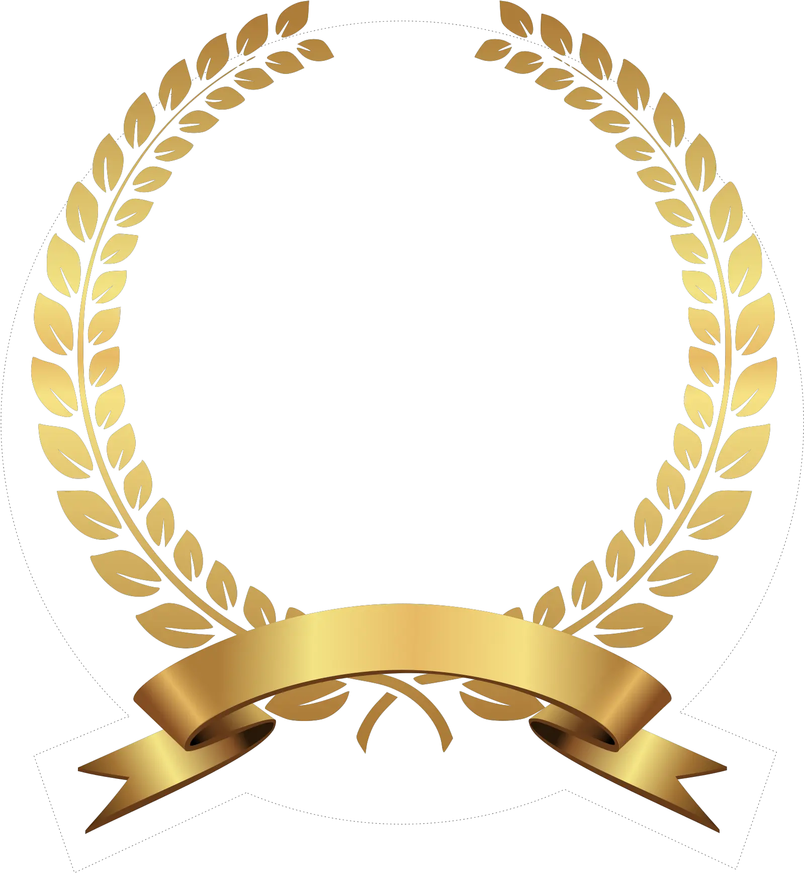  Golden Laurel Png Gold Laurel Wreath Png