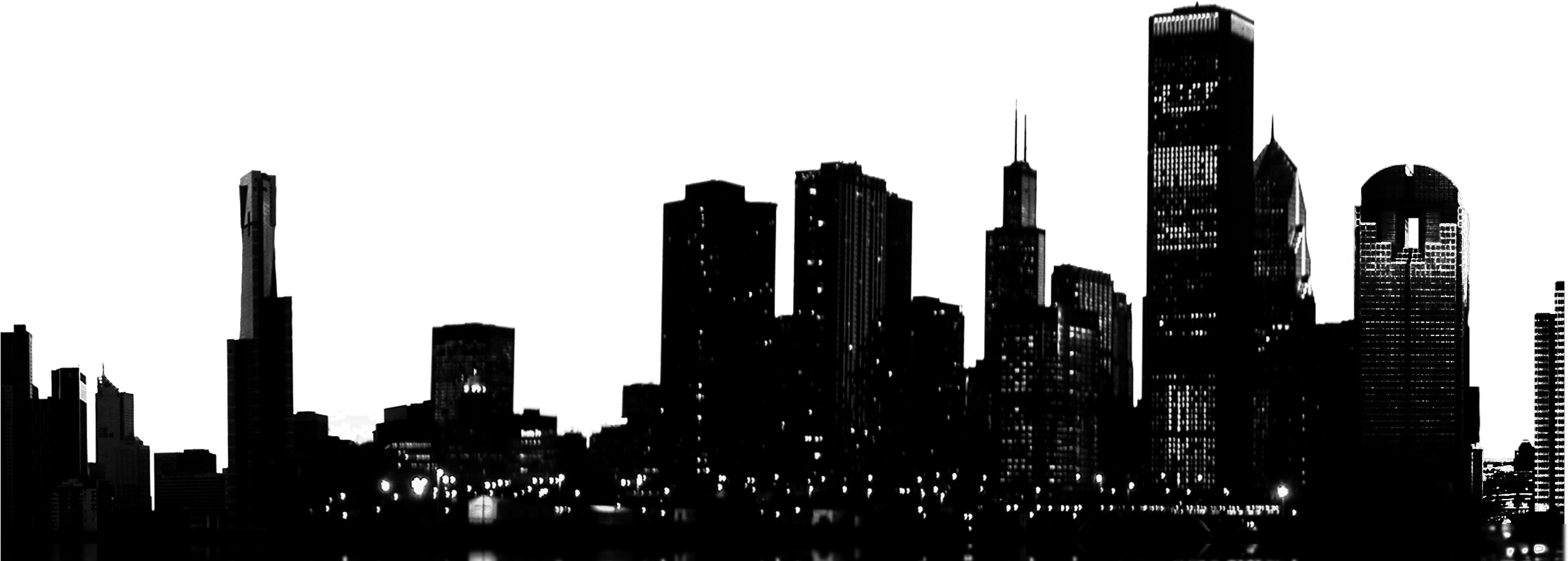 Black And White City Png Transparent Black And White Black And White City Png