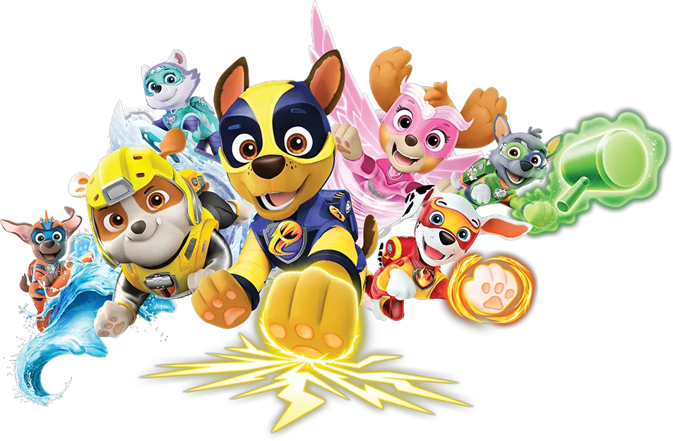  Transparent Paw Patrol Clip Art Paw Patrol Mighty Pups