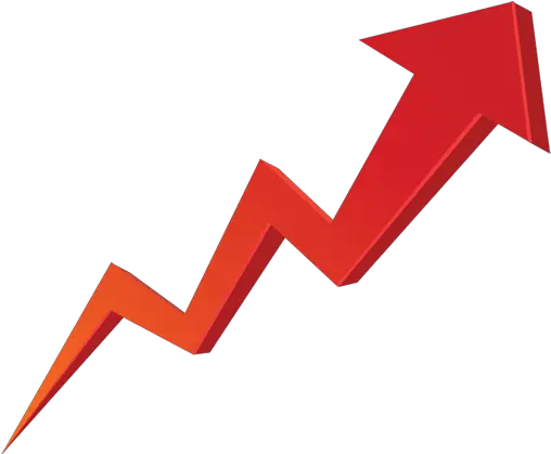  Download Stock Market Graph Up Png Transparent Image Red Arrow Going Up
