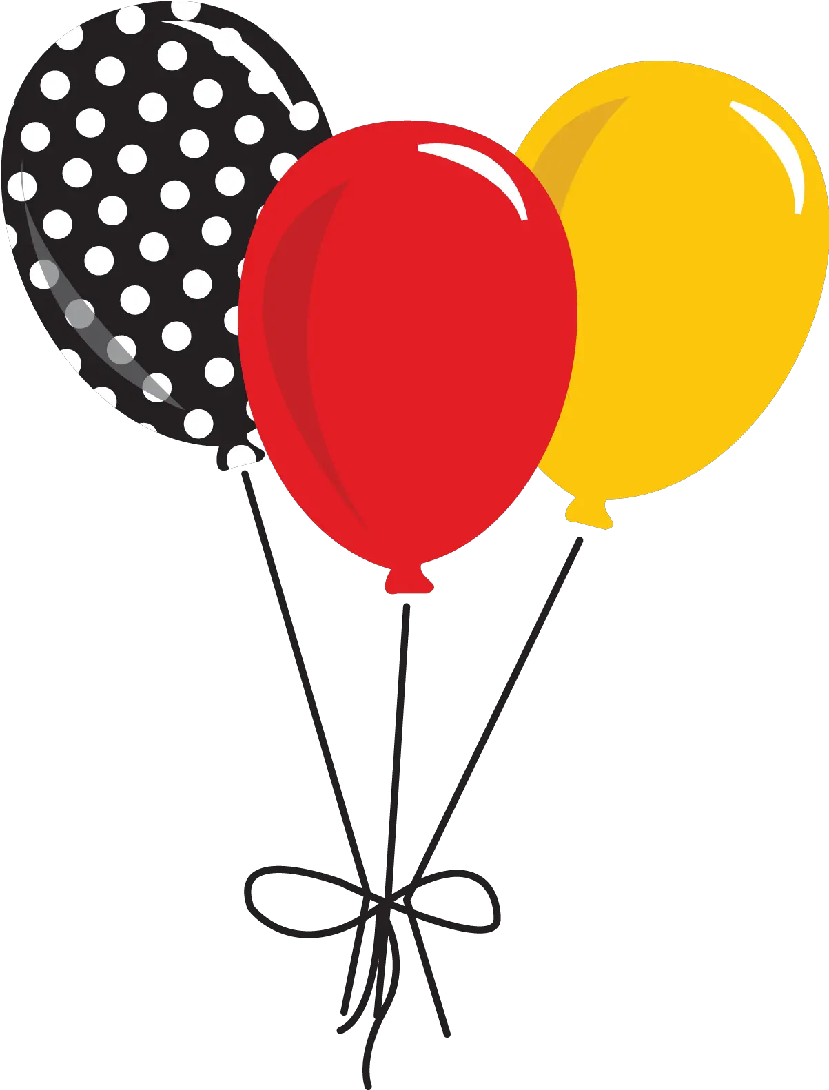  Balloons Transparent Mickey Mouse Baloes Minnie Vermelha Png