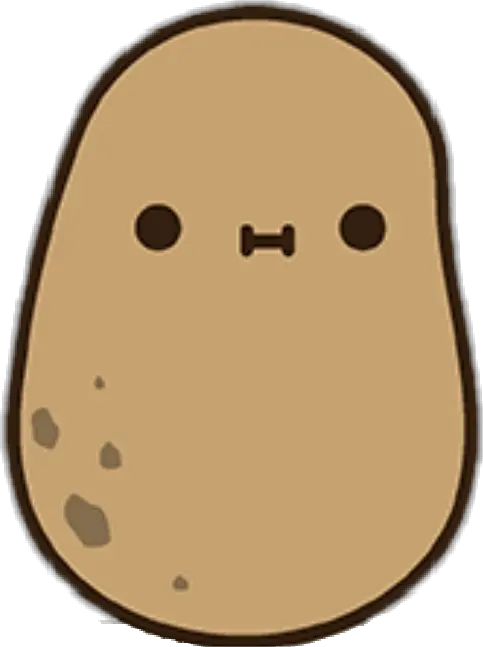  kawaii potatokawaii potato cute Cute Potato Transparent Background