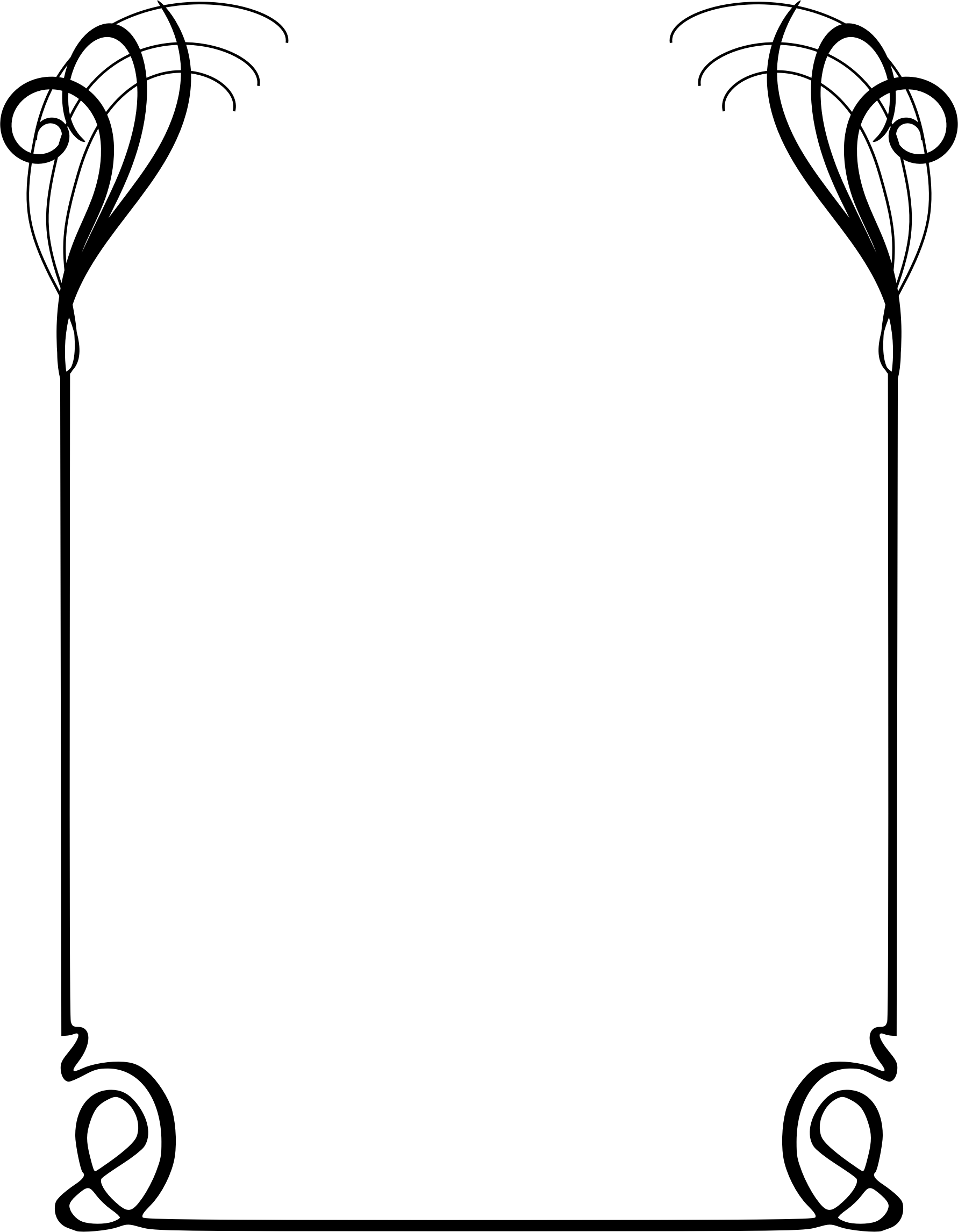  Transparent Borders Png Border Design For A4 Size Paper
