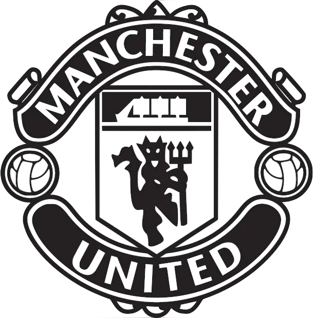  Man United Logo Png Manchester United Logo Black And White