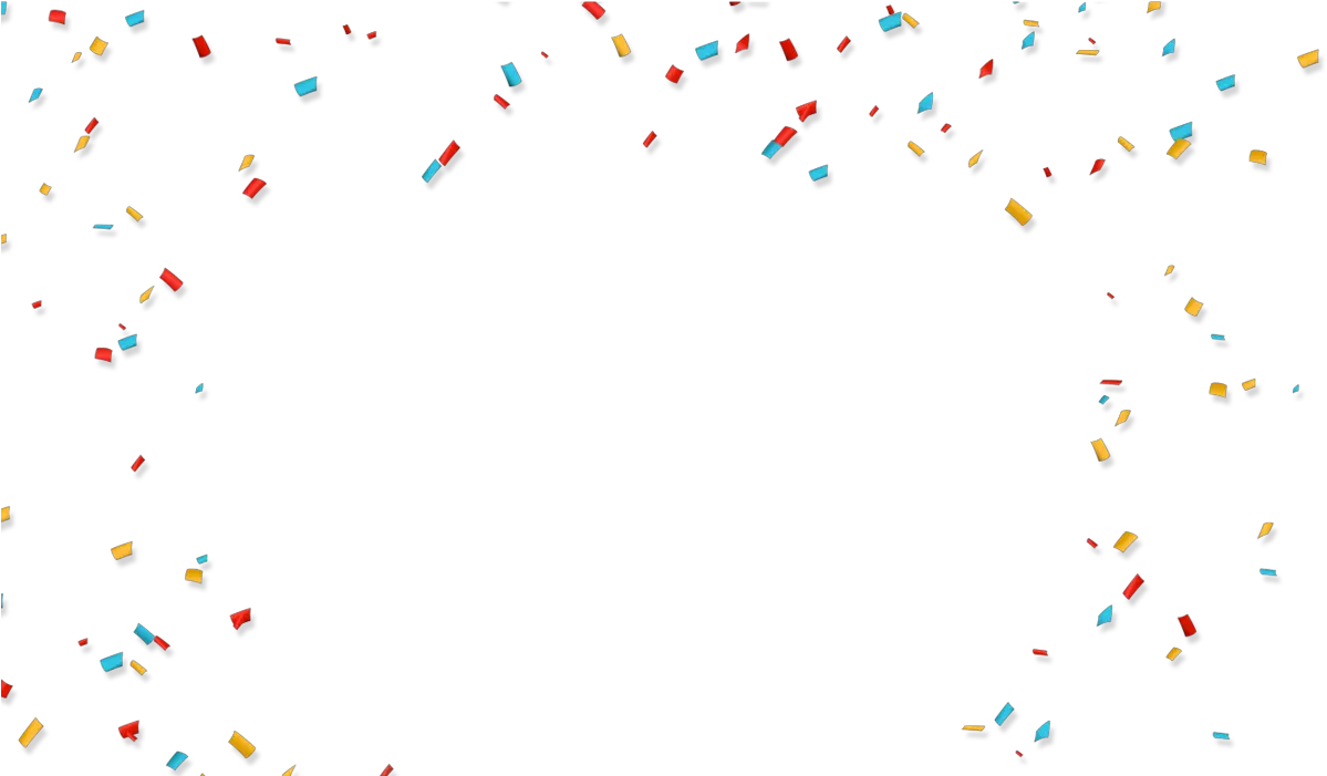  Transparent White Confetti Png Party Item Png