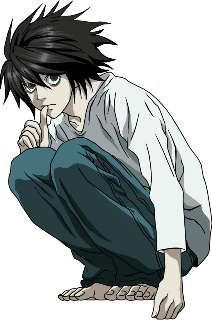  Personajes De Anime Png L Death Note
