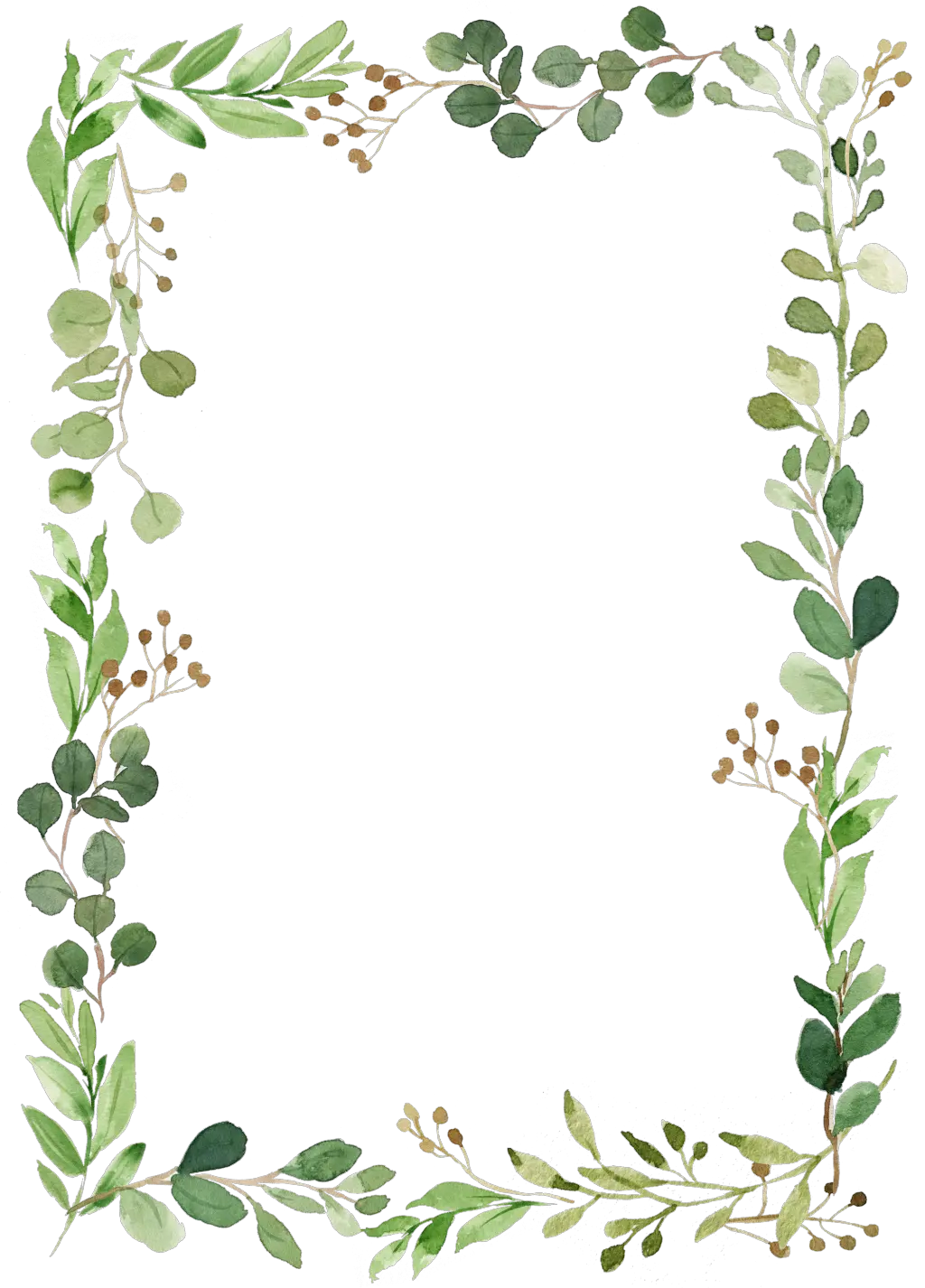  Transparent Leaf Border Transparent Background Foliage Border