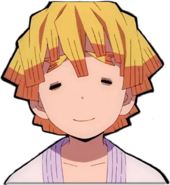  zenitsu kimetsunoyaiba demonslayer kawaii cute Kimetsu No Yaiba Zenitsu Face
