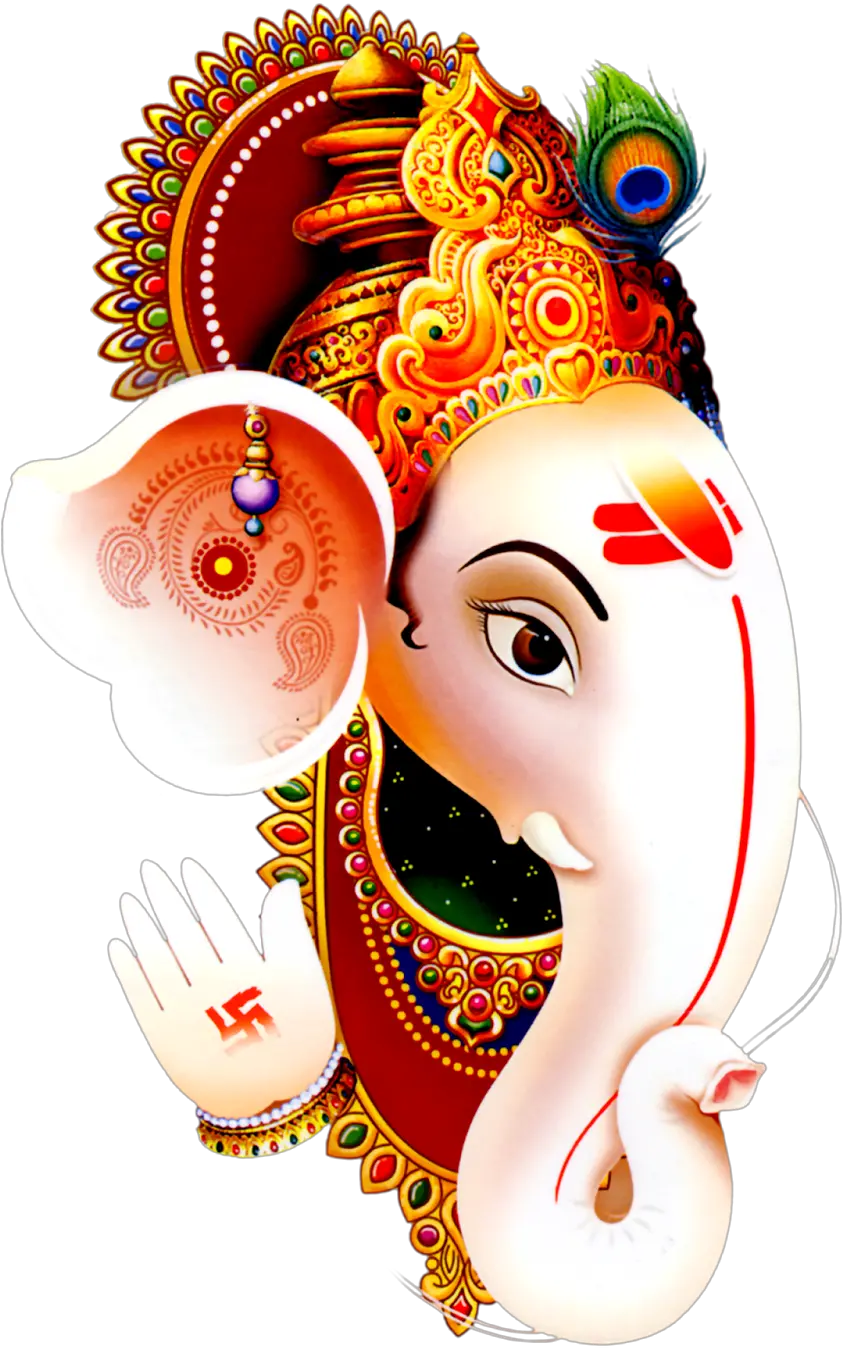  Ganesh Png Images For Wedding Cards Ganesh Chaturthi Background Png
