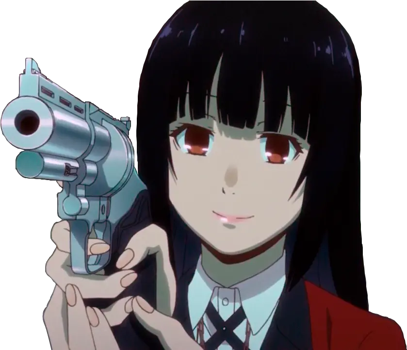  Transparent Anime Gun Png Anime Girl With Gun Meme
