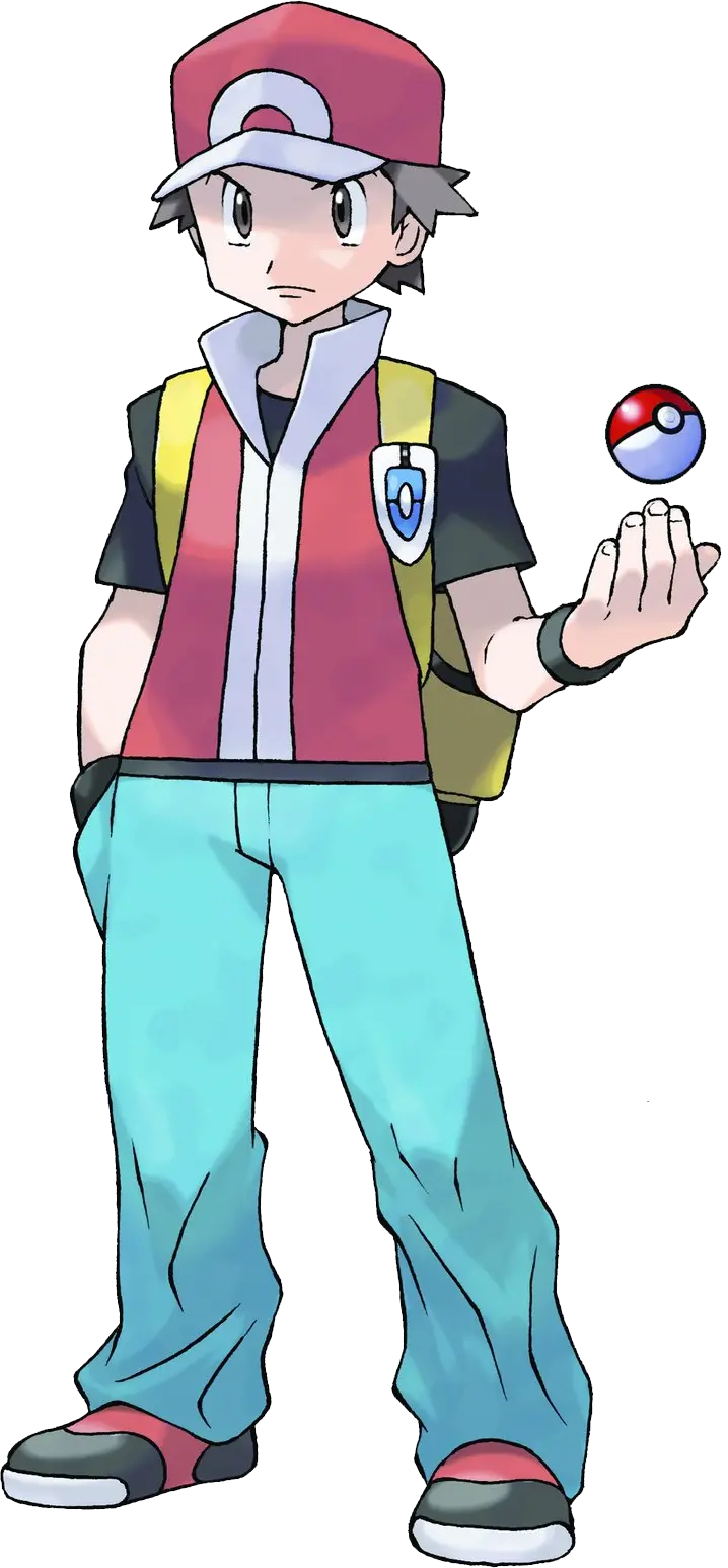  Red Pokemon Trainer Red