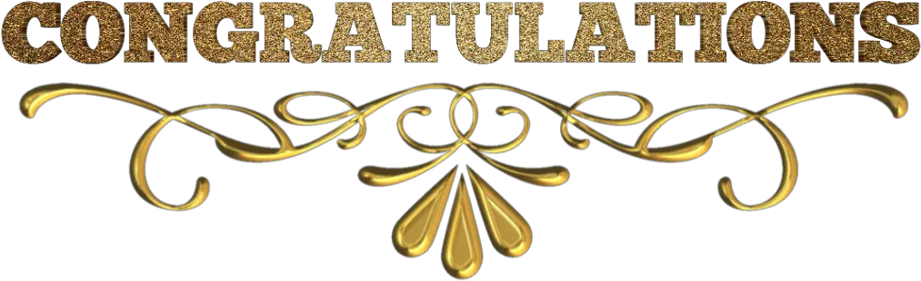  congratulations parabéns gold golden ouro dourado Congratulations Images Hd Png