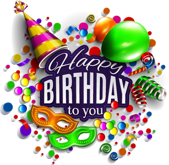  Transparent Happy Birthday Vector Png Wish You Happy Birthday Png