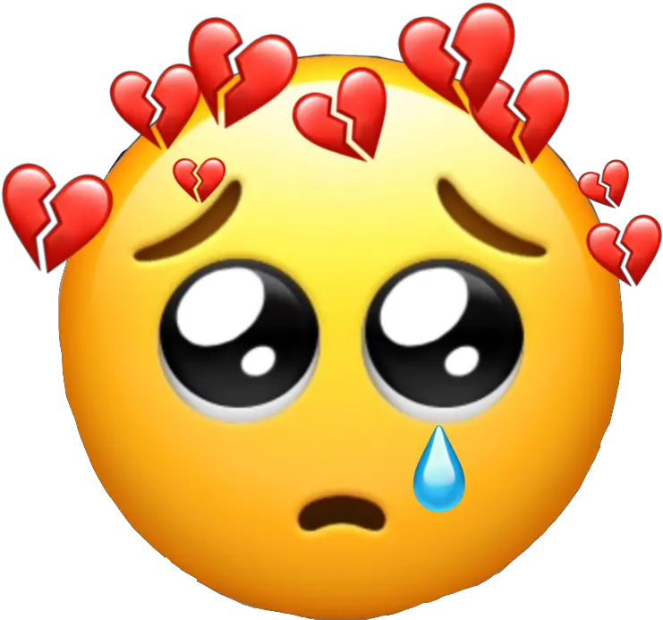 brokenheart tear sad pain emoji freetouse like Broken Heart Hurt Emoji