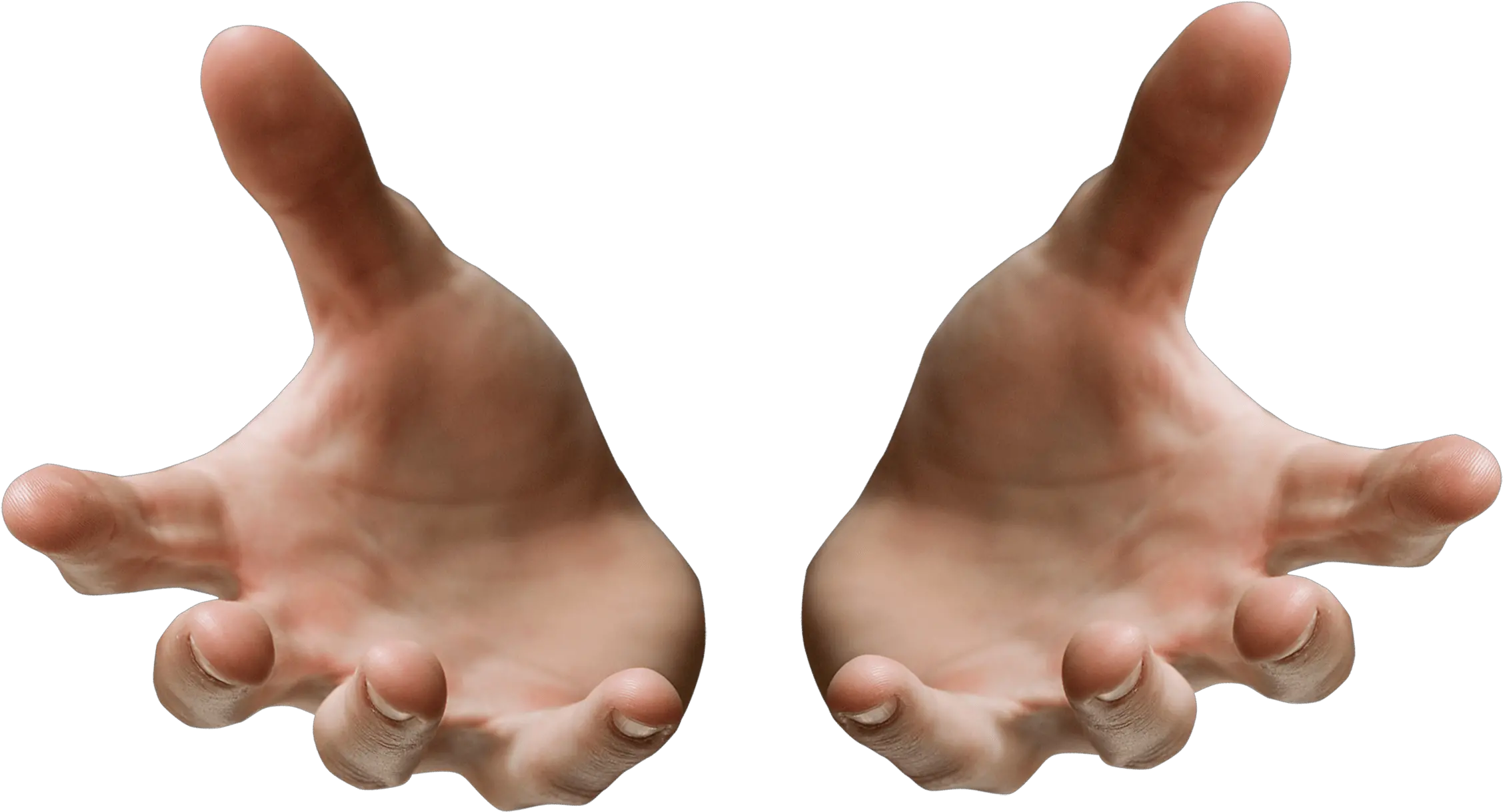  Hands Open Receiving Hand Reaching Out Png