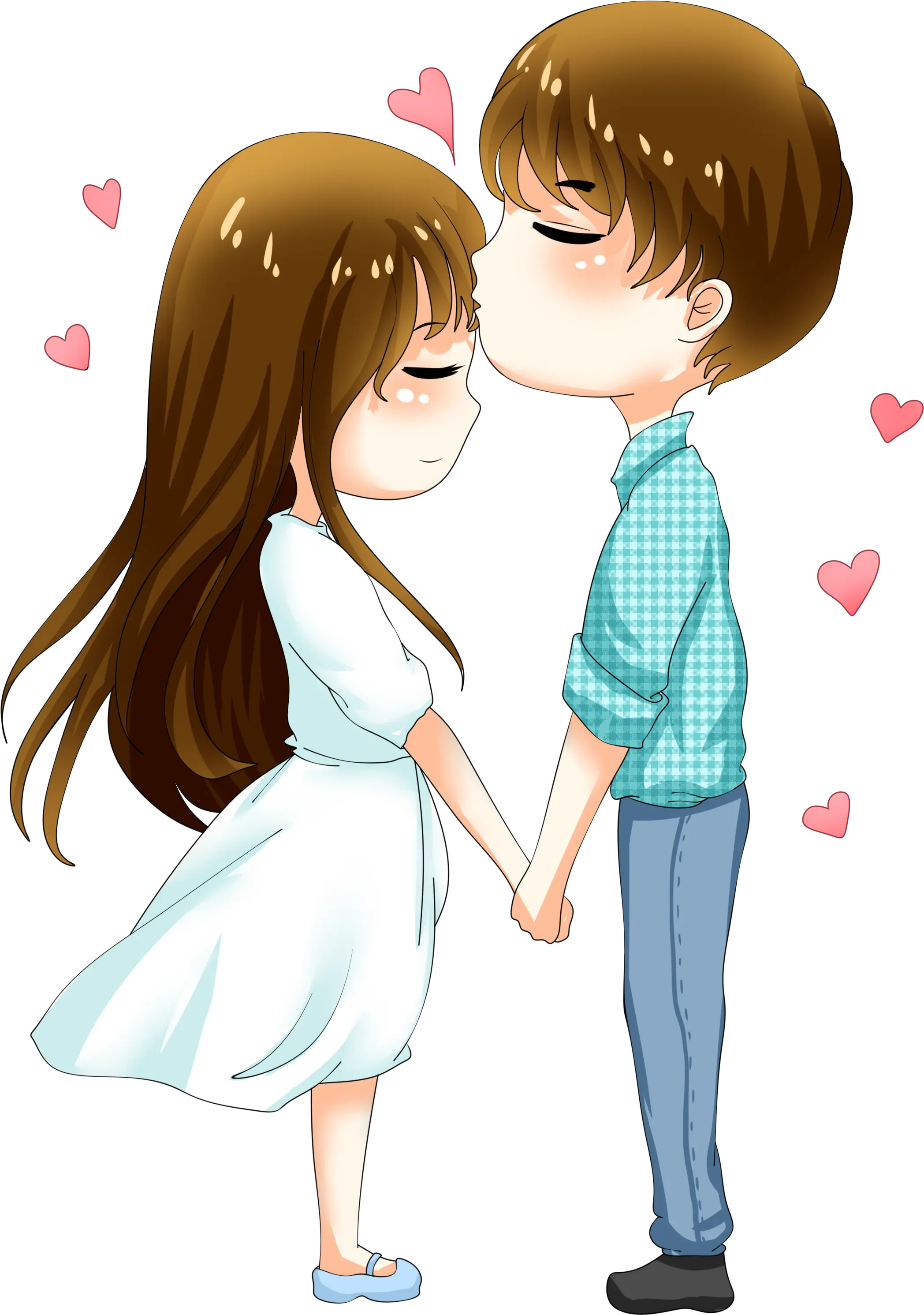  Cute Couple Png Couple Images Cartoon Hd