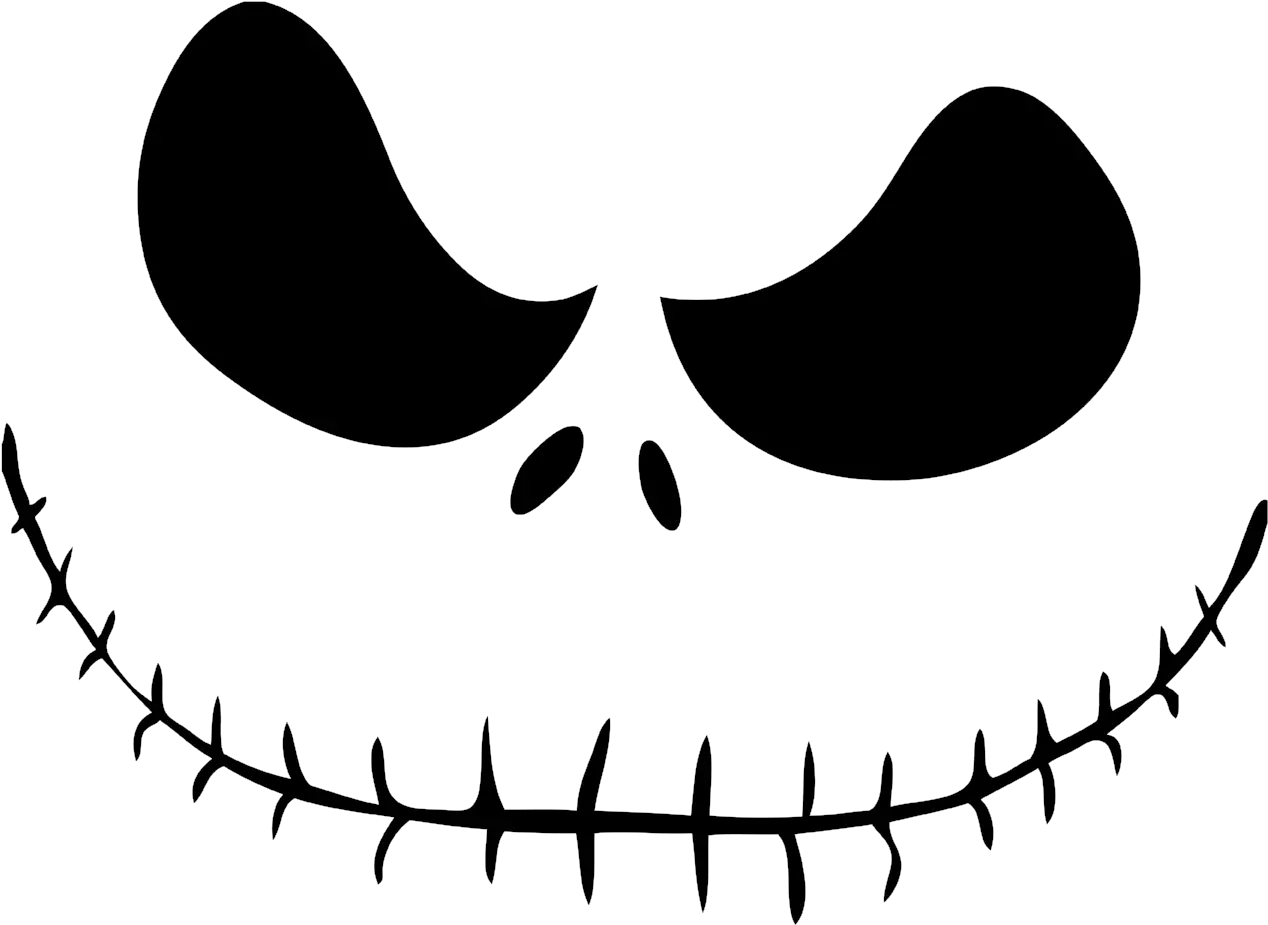  Jack Skellington Transparent Jack Skellington Face Svg Free