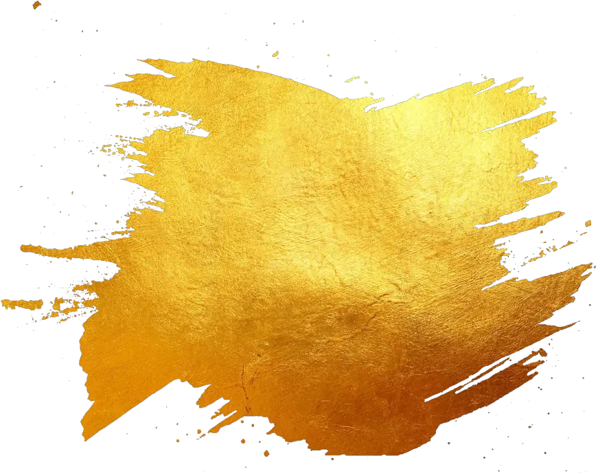  Transparent Art Brush Png Gold Brush Stroke Png