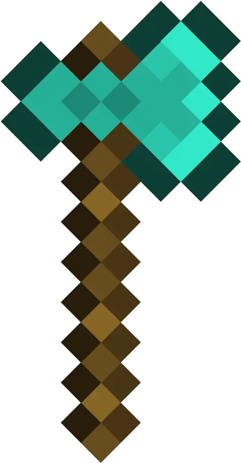  Diamond Axe Minecraft Png
