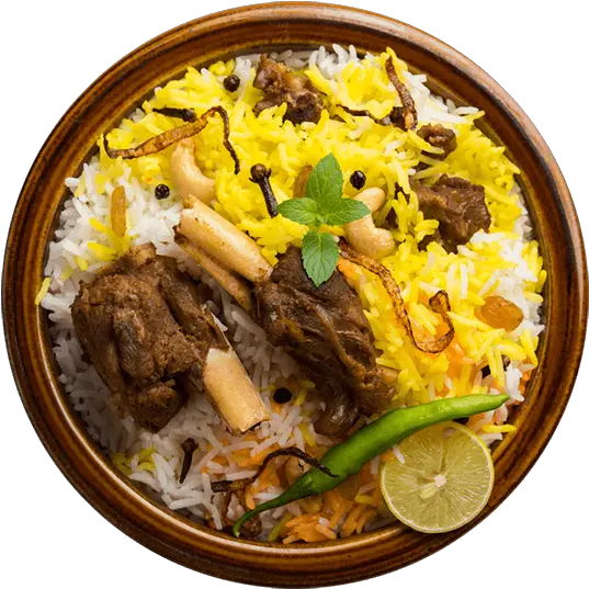  Mutton-biryani2 Mutton Biryani Top View