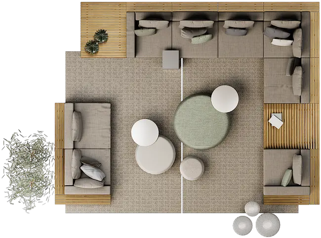  Outdoor Furniture Top View Png