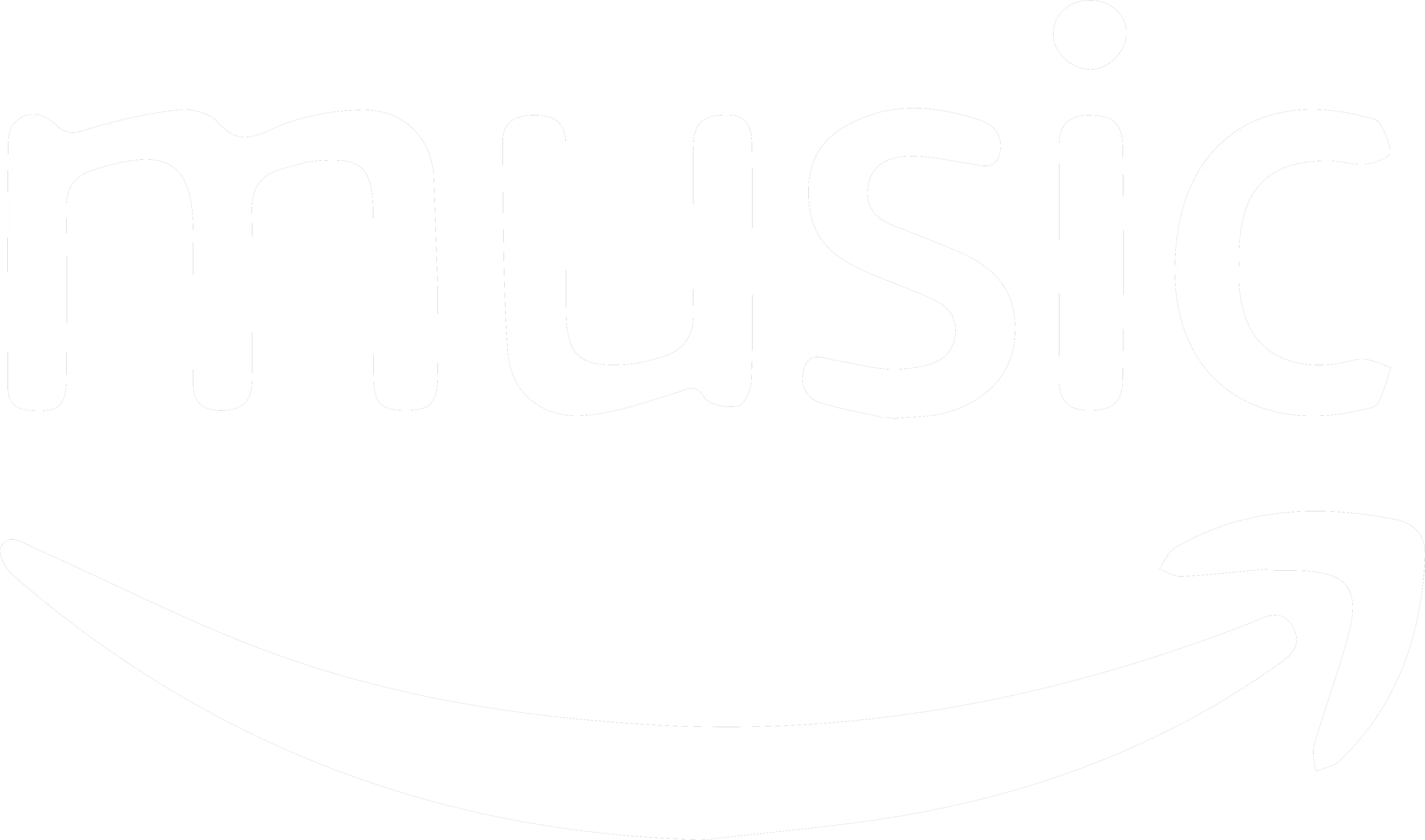  Transparent Music Vector Png Amazon Music Logo White Transparent