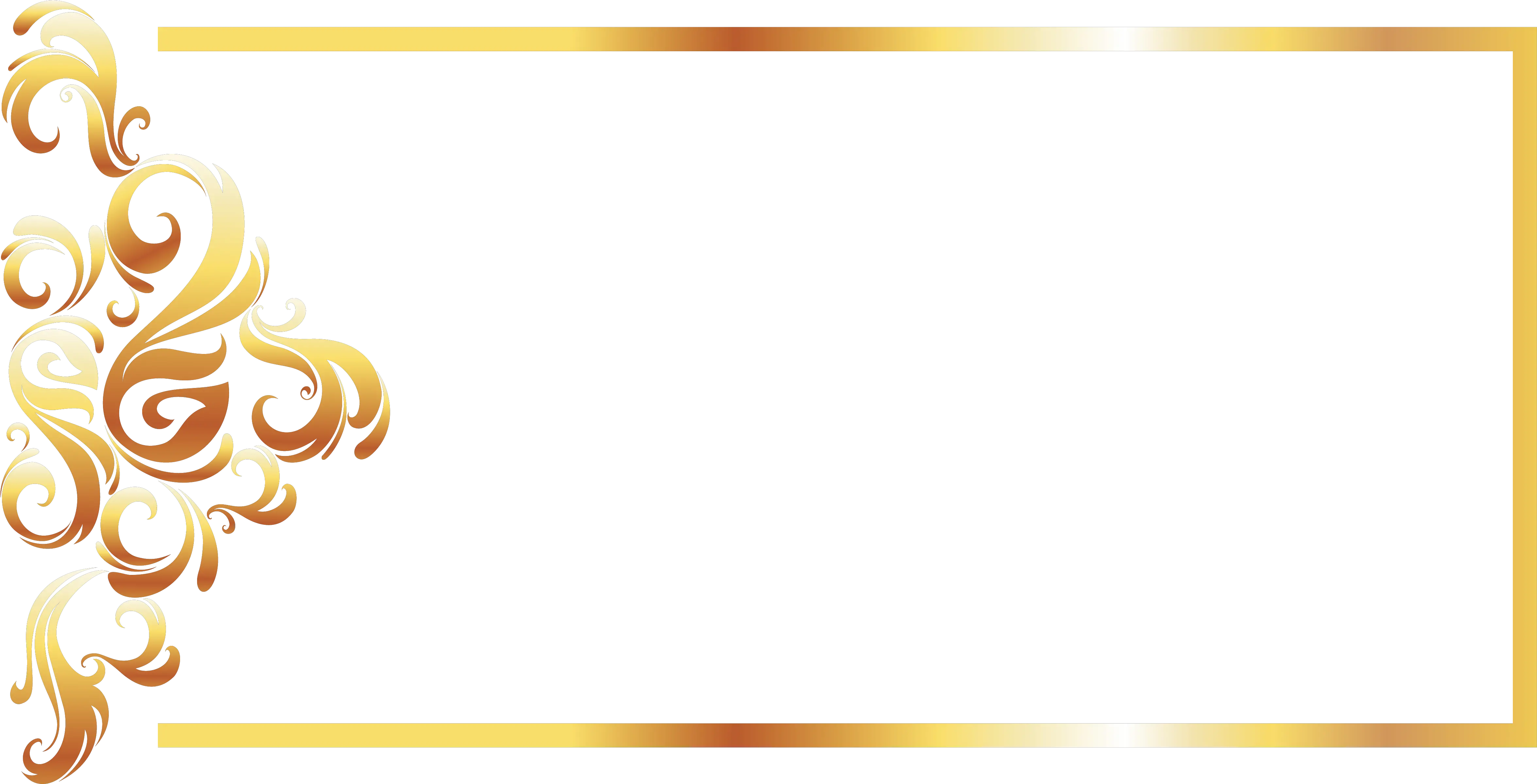 Yellow Recreation Pattern Gold Border Gold Vector Png
