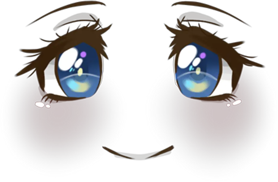  Clip Art Anime Face Png Anime Eyes Transparent Background
