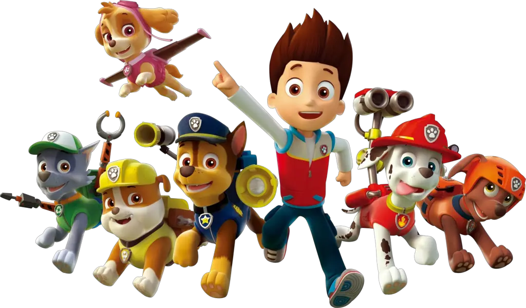  Paw Patrol All Character Png Kids Paw Patrol Transparent