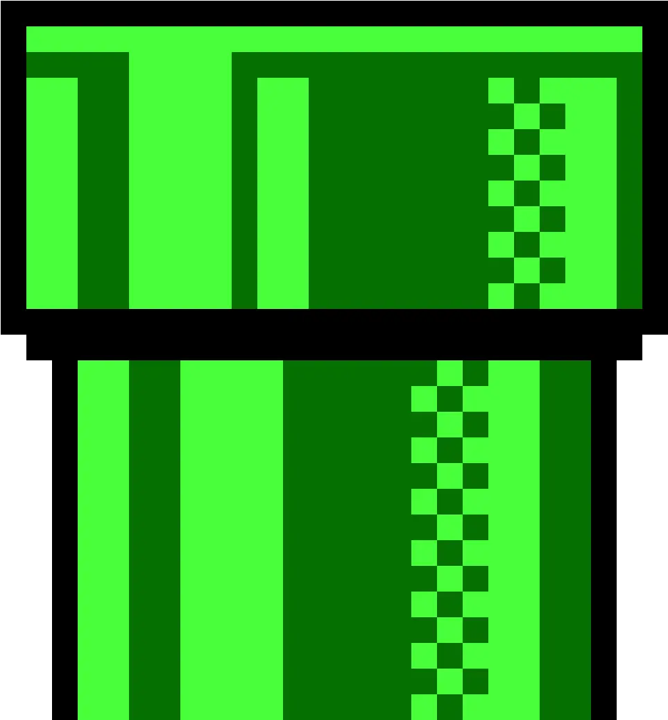  Mario Tube Png 8 Bit Mario Pipe Png