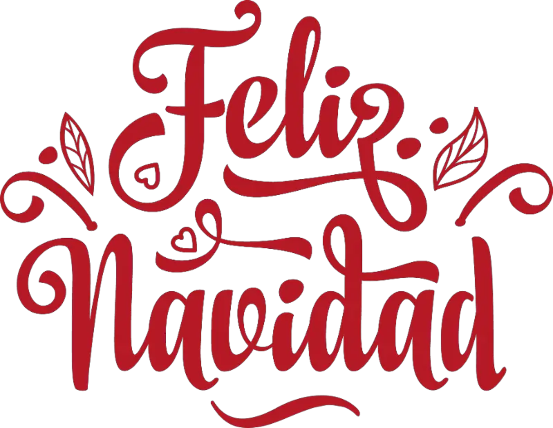  Feliz Navidad Lettering