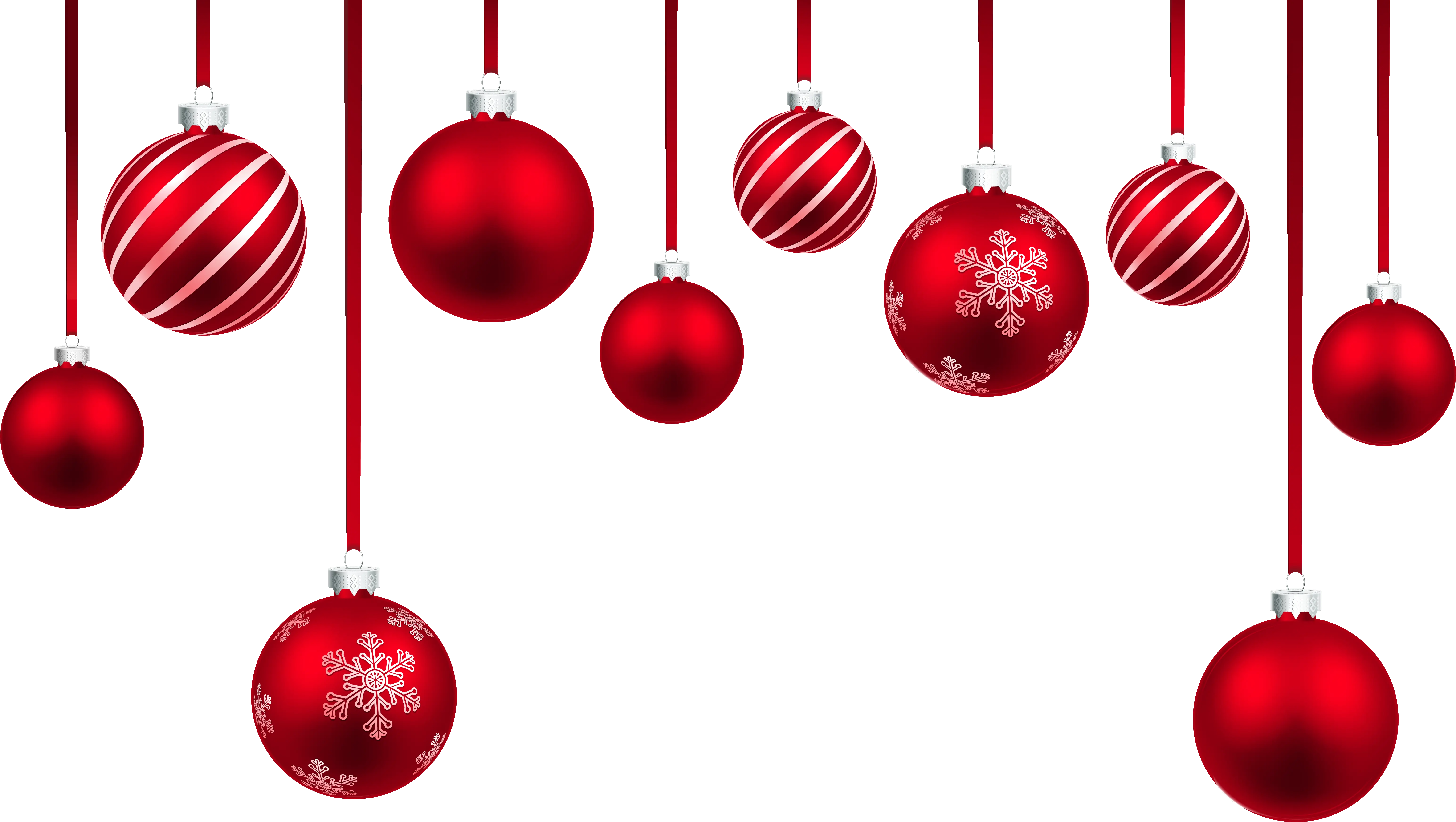  Red Christmas Ball Png
