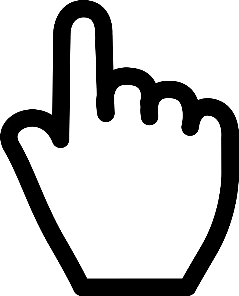  Click Hand Icon Png