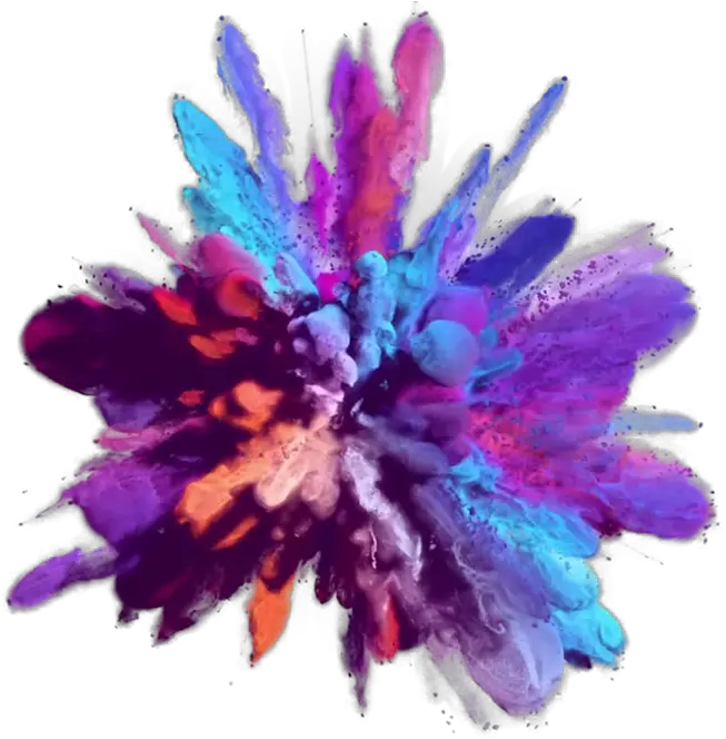  Color Dust Explosion Png