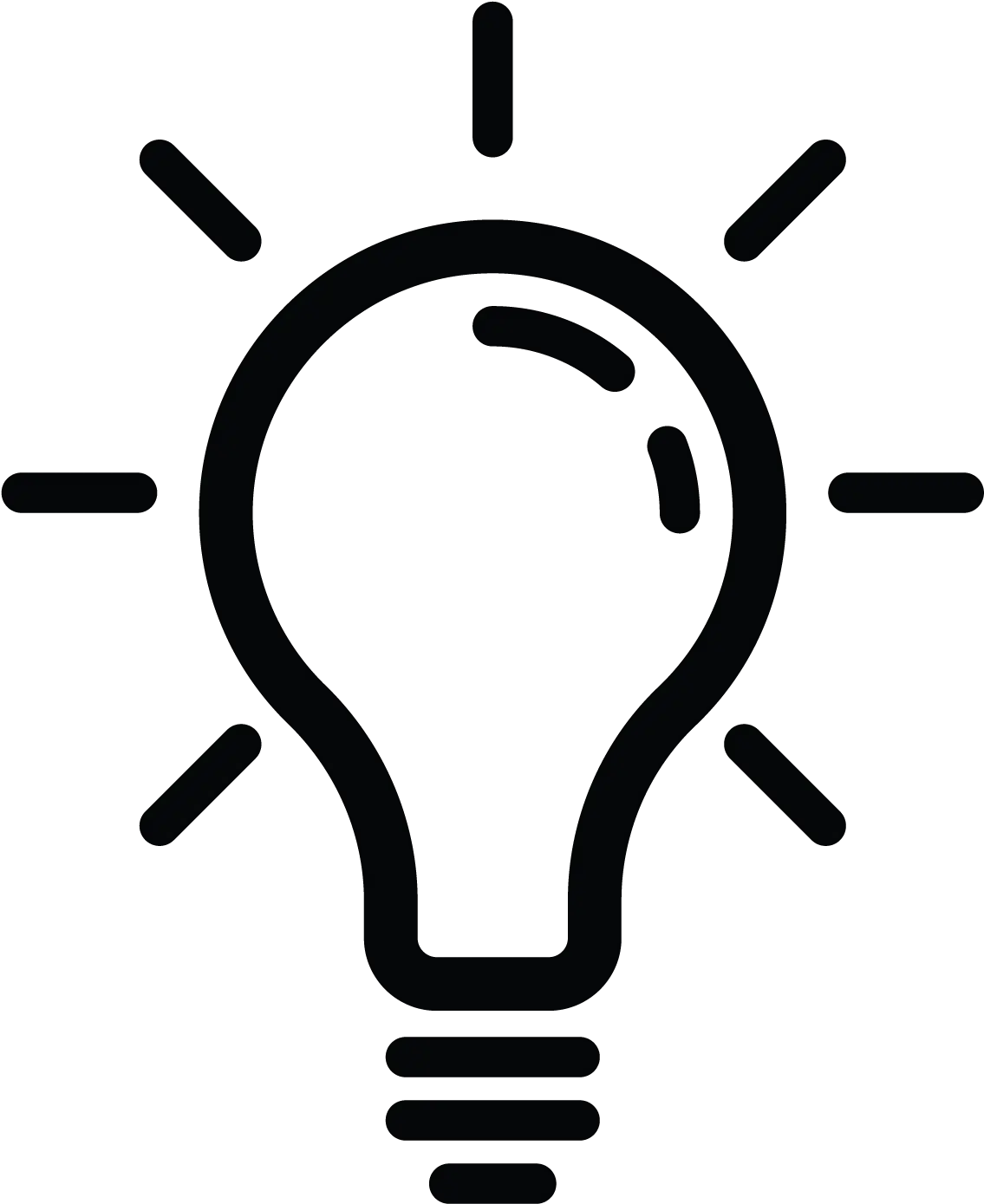  Light Bulb Icon Transparent Clipart