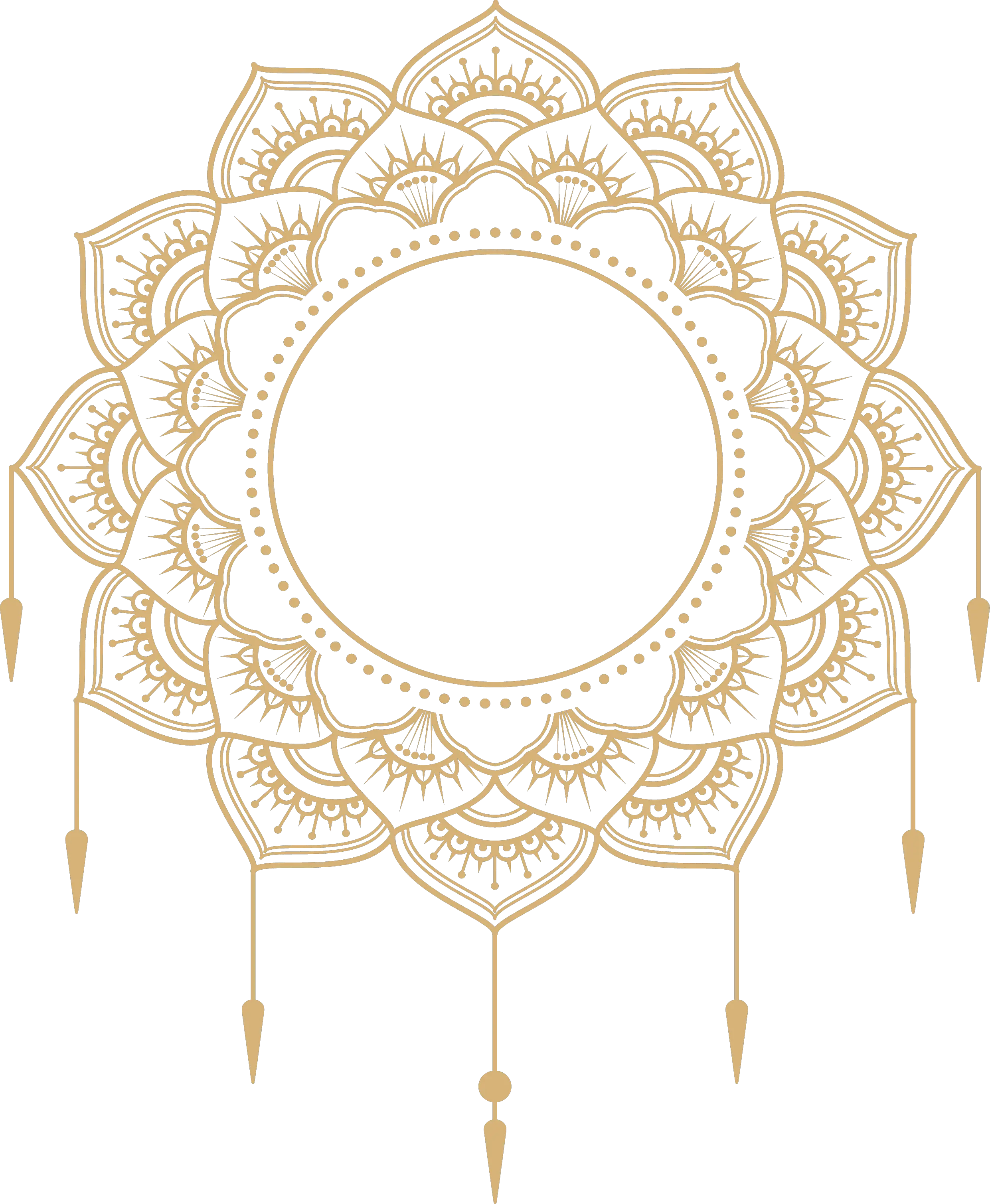  Gold Mandala Png Gold Mandala Transparent Background