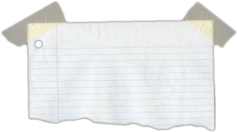  Transparent Torn Notebook Paper Png Torn Notebook Paper Png