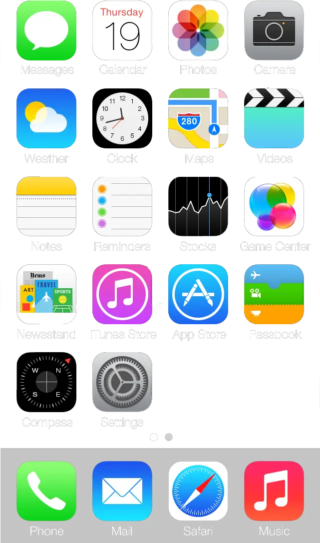  Iphone Home Screen Png Iphone Home Screen White Background