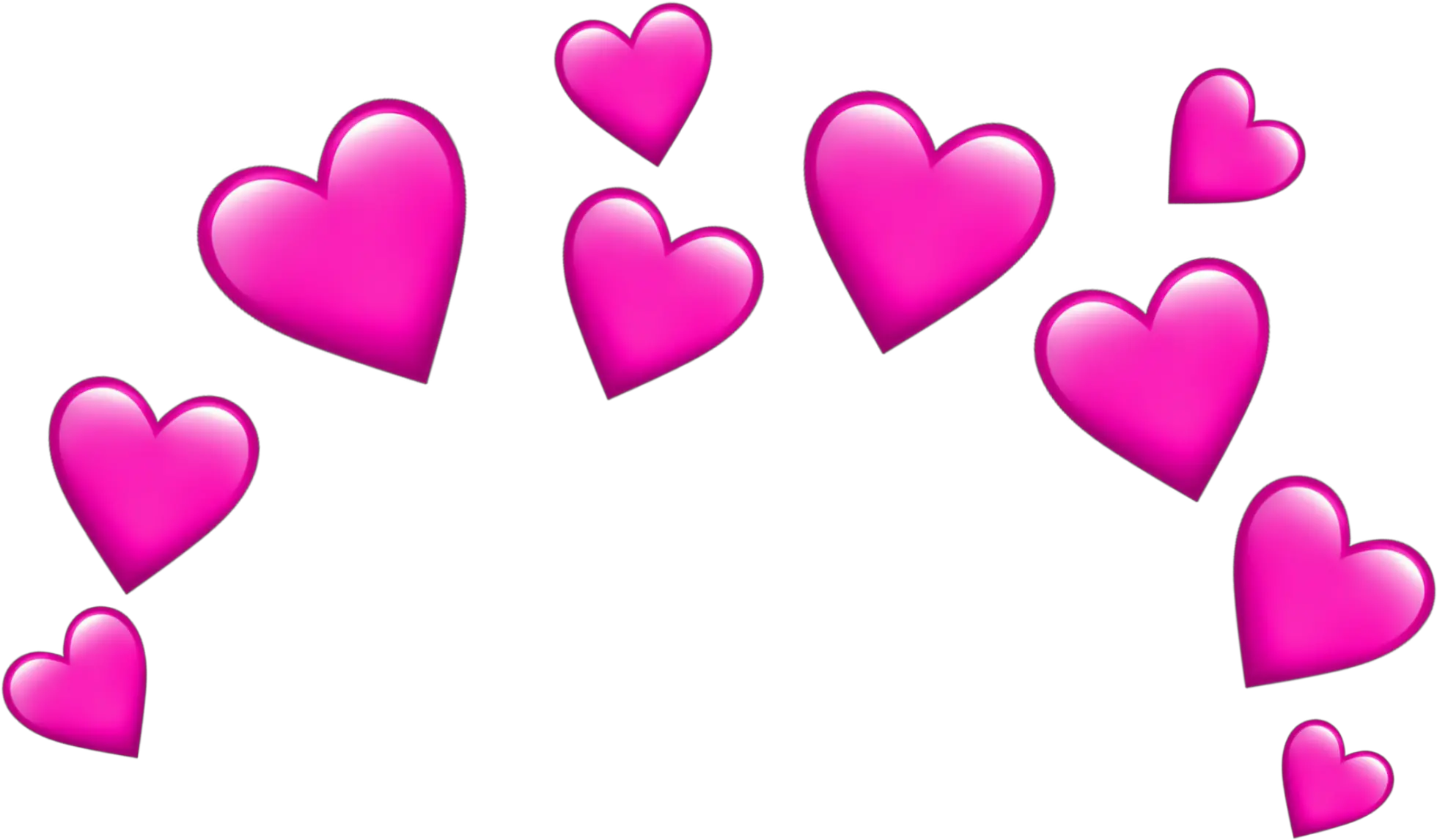  Heart Crown Png Purple Heart Crown Transparent