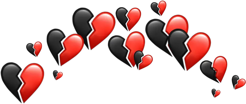  Broken Heart Crown Png