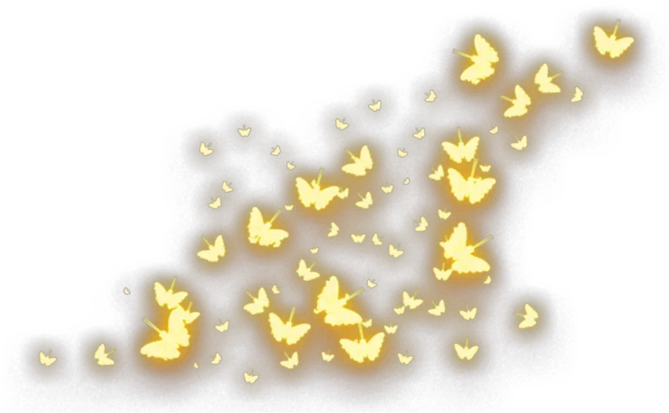  butterflies mariposas resplandor shine gleam brillo Gold Glow Butterfly Png