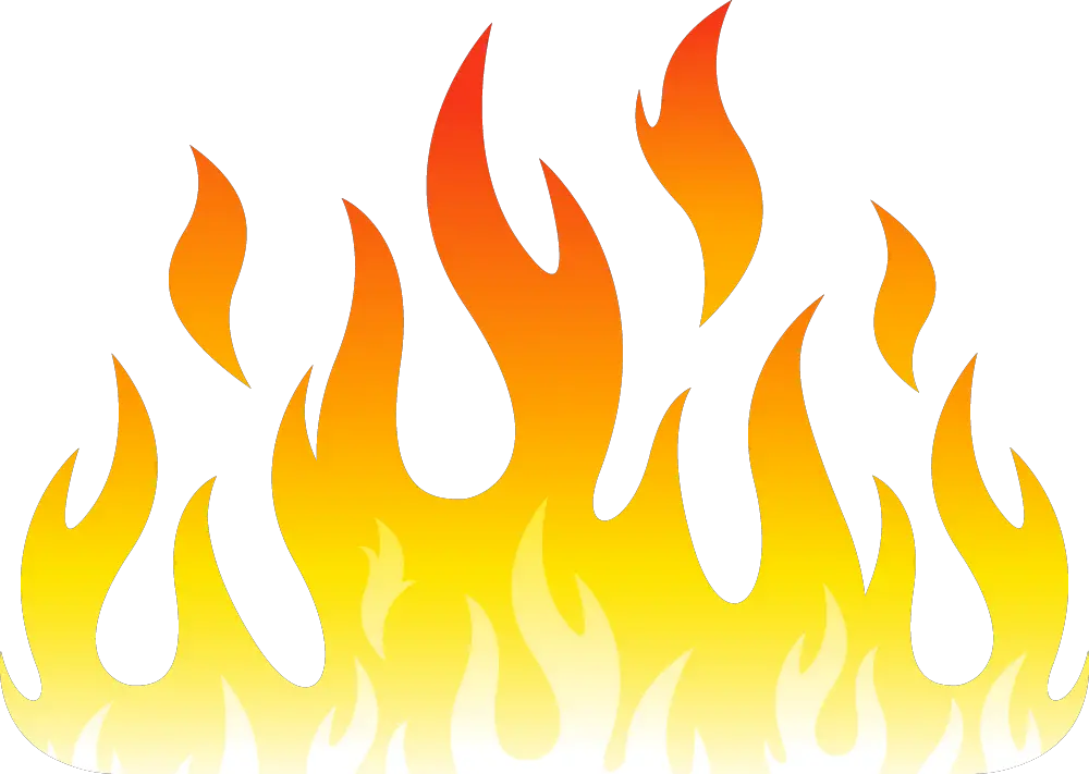  Fire Flame Clip Art Drawing Fire Flames