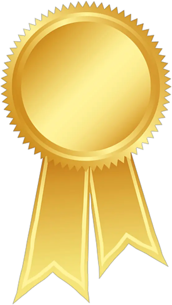  Prize Ribbon Yellow Clipart Gold Certificate Ribbon Award