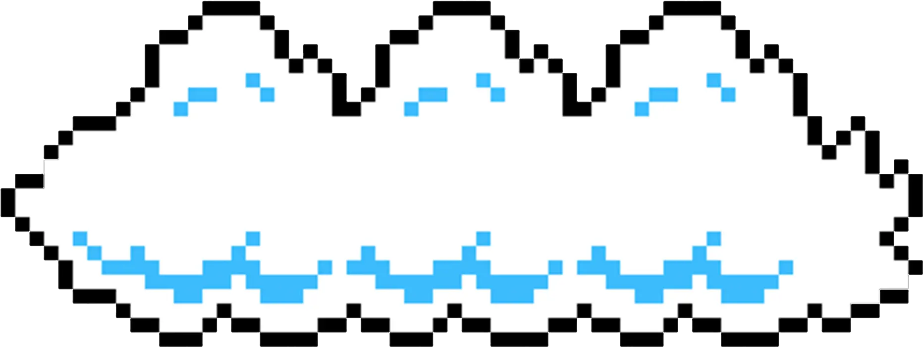  Super Mario Bros 8 Bit Cloud Png